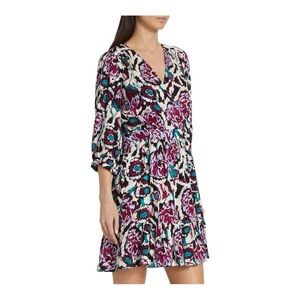 ba&sh Giulia Floral Wrap  Minidress